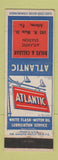 Matchbook Cover - Atlantic oil gas Rolfe Callear Athens PA