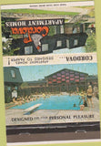 Matchbook Cover - Cordova Apartments St Louis MO 40 Strike