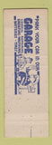 Matchbook Cover - Loznak's Pure oil gas Elsie MI low phone #