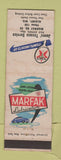 Matchbook Cover - Jones Texaco oil gas Albany WI low phone # WEAR