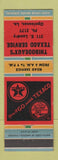 Matchbook Cover - Thibodeaux's Texaco oil gas Opelousas LA low phone # WEAR