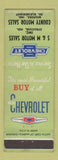 Matchbook Cover - S&S Chevrolet Milford IN Syracuse IN WEAR