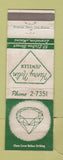 Matchbook Cover - Henry Nolin Jewelry Lewiston ME WEAR