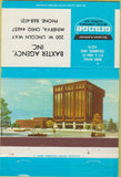Matchbook Cover - Baxter Agency Insurance Minerva OH 40 Strike