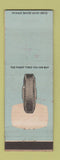 Matchbook Cover - Tires printing error Stock Graphic? WEAR