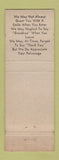 Matchbook Cover - Standard oil gas H&V Villa Park IL WORN