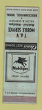 Matchbook Cover - T&V Mobil oil gas Breckenridge MN WEAR