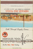 Matchbook Cover - Hercules Red Tools Tulsa OK 40 Strike