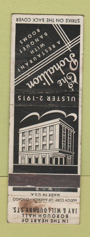 Matchbook Cover - The Rohallion Restaurant Chicago? IL WEAR