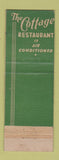 Matchbook Cover - The Cottage New York City WORN