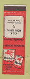 Matchbook Cover - Mobil oil gas K&A Sidney IN low phone #
