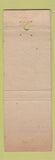 Matchbook Cover - Auer's Mobil oil gas Syracuse IN low phone #