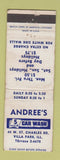 Matchbook Cover - Andree's Car Wash Villa Park IL WEAR