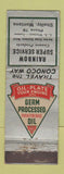 Matchbook Cover - Conoco oil gas Rainbow Shelby MT WEAR