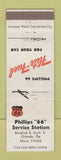 Matchbook Cover - Phillips 66 oil gas Orlando FL