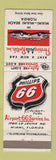 Matchbook Cover - Phillips 66 oil gas Miami FL Auto Car Rentals Pershing