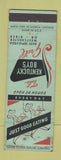 Matchbook Cover - Ted's Kentucky Boy's Grill Westchester CA WEAR