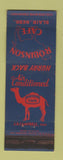 Matchbook Cover - Robinson Cafe Blair NE camel WEAR