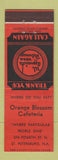 Matchbook Cover - Orange Blossom Cafeteria St Petersburg FL