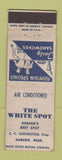 Matchbook Cover - The White Spot Auburn NE WEAR