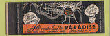 Matchbook Cover - Paradise Gardens Cincinnati OH WEAR Full Length