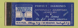 Matchbook Cover - Shapiro Jewelry Newburgh NY Full Length