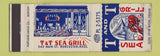 Matchbook Cover - T&T Sea Grill Restaurant Worcester MA lobster WEAR