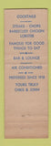 Matchbook Cover - T&T Sea Grill Restaurant Worcester MA lobster WEAR