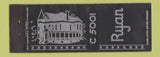 Matchbook Cover - Ryan Restaurant? Funeral? WEAR