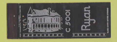 Matchbook Cover - Ryan Restaurant? Funeral? WEAR