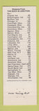 Matchbook Cover - Back Forty Junction Decatur IN