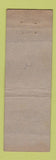 Matchbook Cover - Glass Hat Belmont Plaza New York City WEAR Full Length