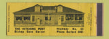 Matchbook Cover - Hitching Post Bishop Gate Corner Burford ON WEAR Full Length