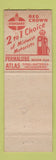 Matchbook Cover - Standard oil gas Juetten's Antigo WI