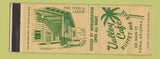 Matchbook Cover - Valley Cafe Buffet Bar Yuma AZ