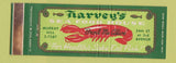 Matchbook Cover - Harvey's Seafood House New York City lobster WEAR Full Length
