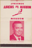Matchbook Cover - Findley Morrow for Sheriff Democrat Northern CA? 40 Strike