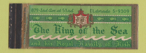 Matchbook Cover - The King of the Sea New York City WEAr Full Length