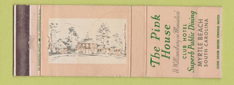 Matchbook Cover - The Pike House Myrtle Beach SC WEAR