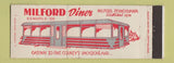 Matchbook Cover - Milford Diner Milford PA Full Length