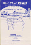 Matchbook Cover - Grotto of the Redemption West Bend IN 40 Strike
