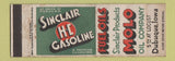 Matchbook Cover - Sinclair oil gas Molo Duqubue IA