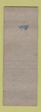 Matchbook Cover - Red's Market Grocery delivery truck van