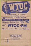 Matchbook Cover - WTOC CBS Radio TV Savannah GA 40 Strike