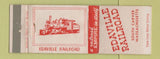 Matchbook Cover - Edaville Railroad South Carver MA