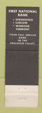 Matchbook Cover - Highland Motel Bellows Falls VT WEAR