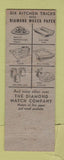 Matchbook Cover - Diamond Waxed Paper Full Length