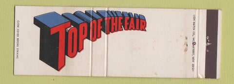Matchbook Cover - Top of the Fair 1964 New York World's Fair Full Length
