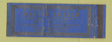 Matchbook Cover - Walter Ruesch Golf Lessons Skokie IL WEAR Full Length