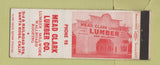 Matchbook Cover - Mead Clark Lumber Santa Rosa CA low phone #